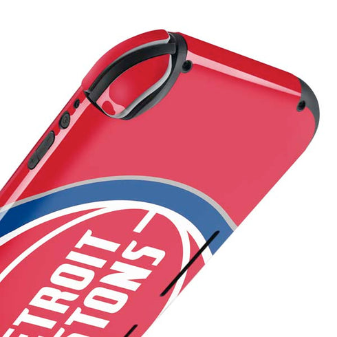 NBA Detroit Pistons Large Logo Nintendo Switch Lite Skin